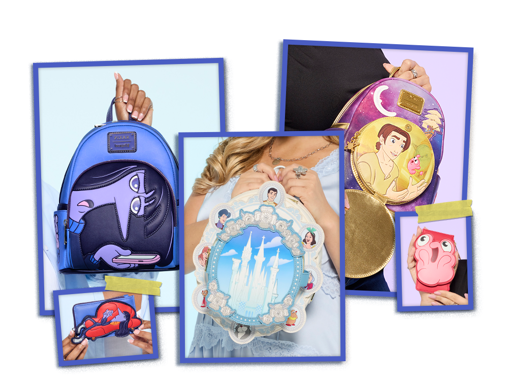 Selection of Exclusive Disney Accessories including Inside Out, Cinderella and Treasure Planet