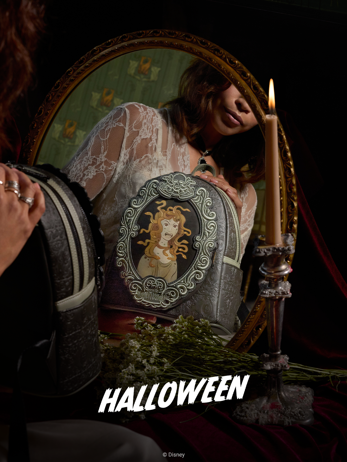 Halloween Loungefly Collection with Disney Haunted Mansion Backpack