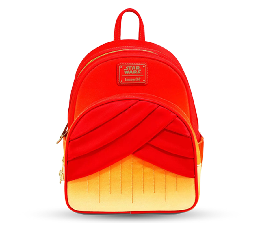red and yellow ombre star wars backpack