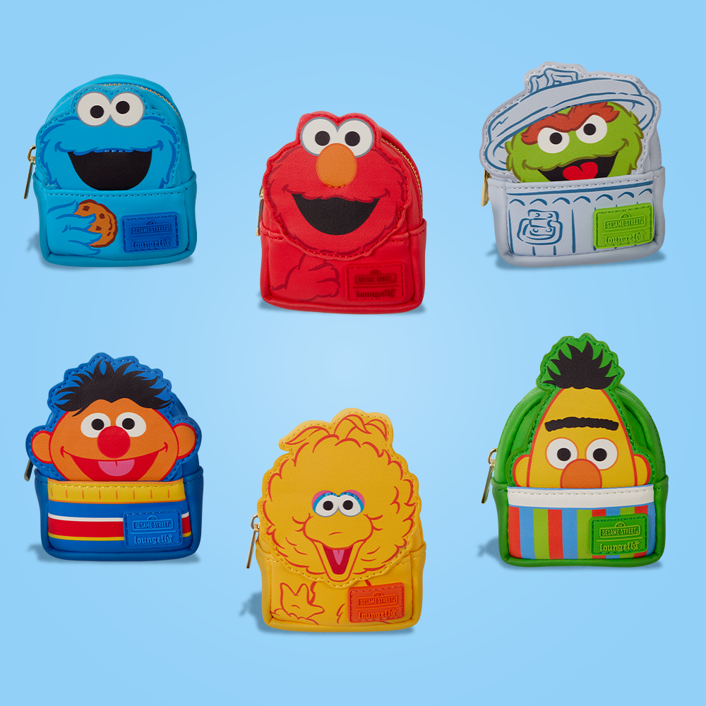 Selection of Sesame Street bag charms