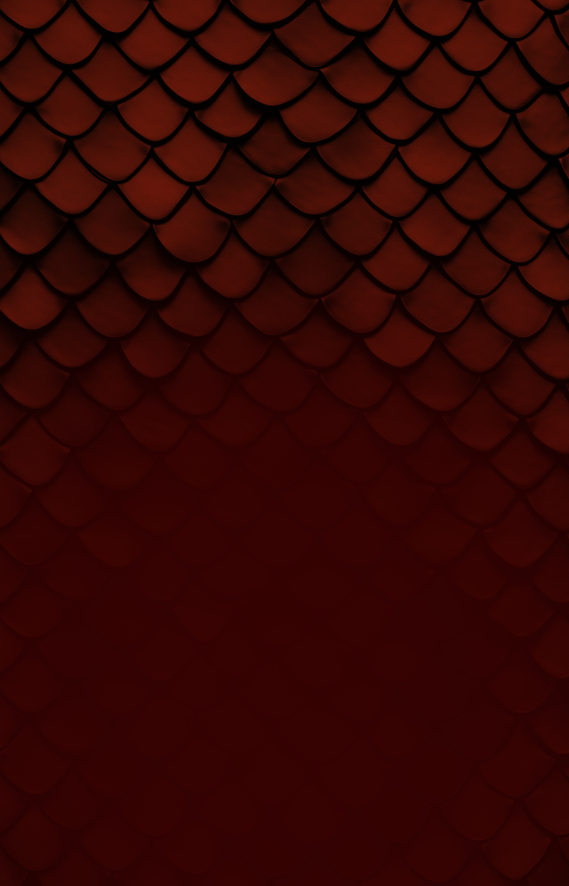 Red background with scales