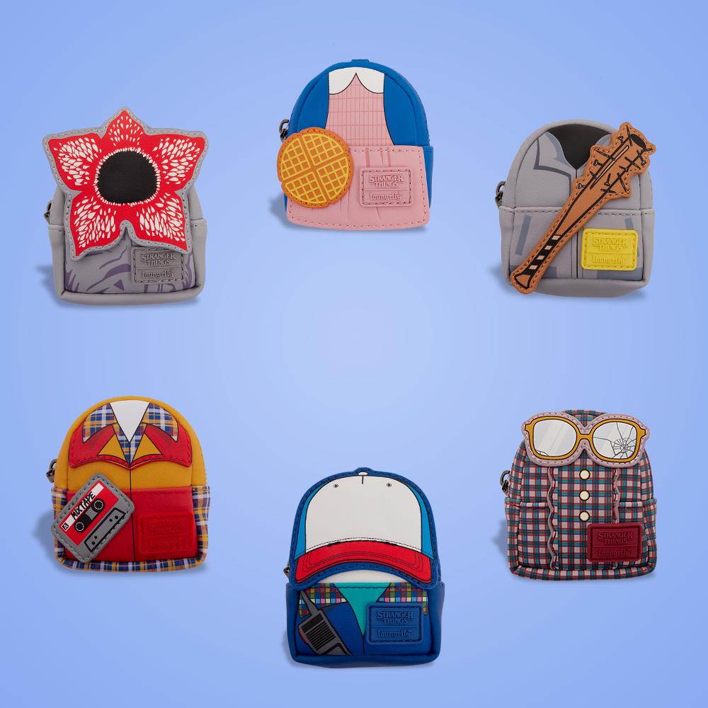 Selection of Stranger Things bag charms