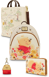 Selection of Winnie the PoohLoungefly accessories