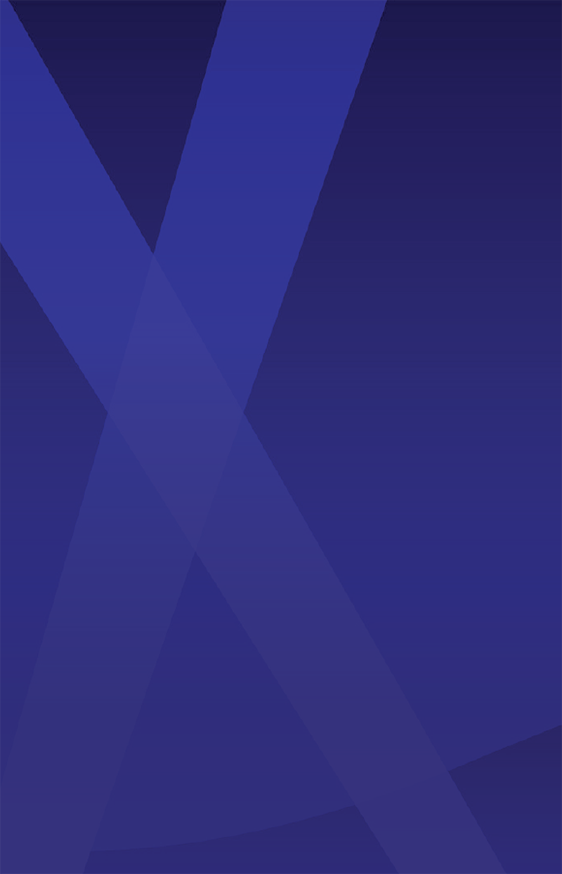 Purple background with Hollywood hills and spotlights