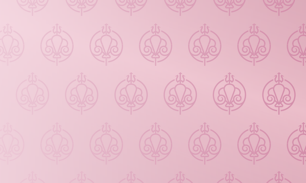 Pink gradient background with princess pattern