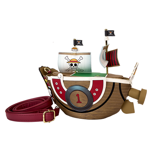 One Piece Thousand Sunny Ship Figural Crossbody Bag