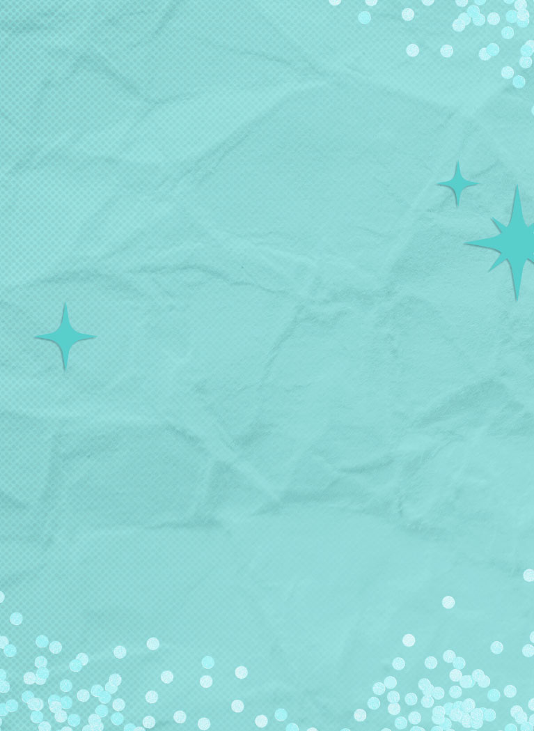 Blue crumpled paper background with holiday stars