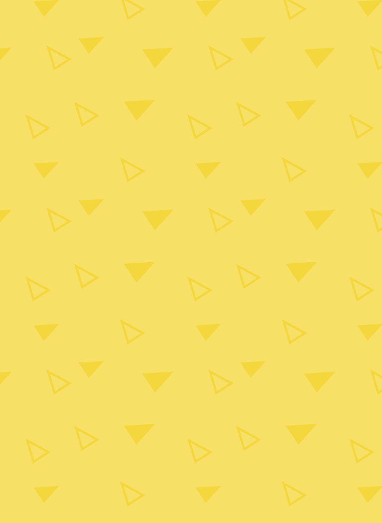 Yellow background with retro shape pattern