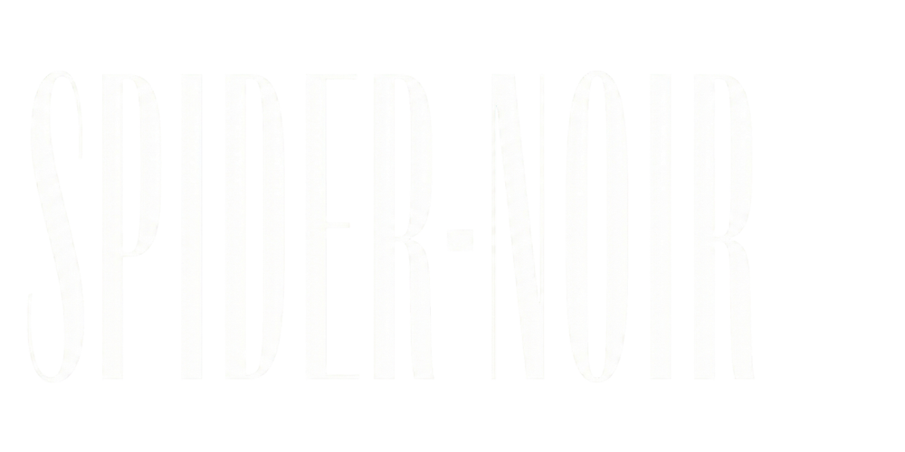 Marvel Spider-Man Noir logo in White