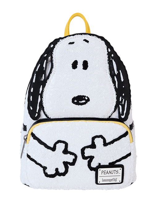 Limited Edition Peanuts 75th Anniversary Snoopy Sequin Cosplay Mini Backpack