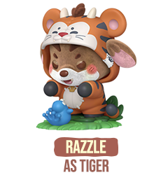 Funko Premium Blind Boxes Kiguzoomies - Razzle as Tiger