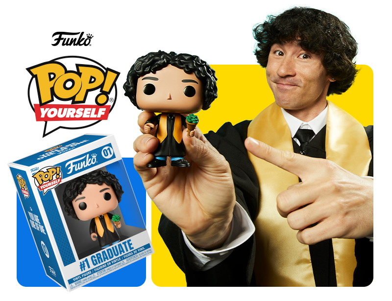 POP! Yourself Grads logo lock-up
