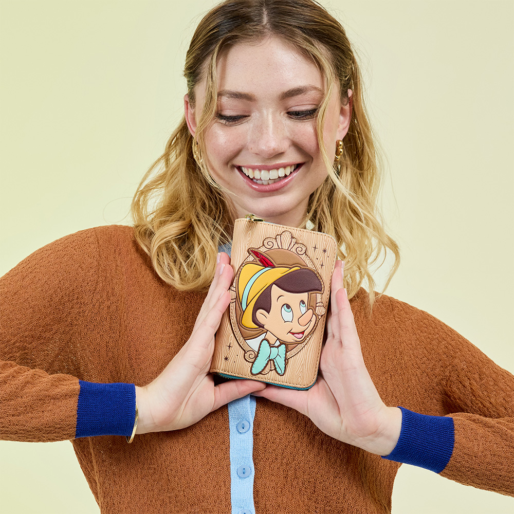 Loungefly Disney Pinocchio Cameo Zip Around Wallet