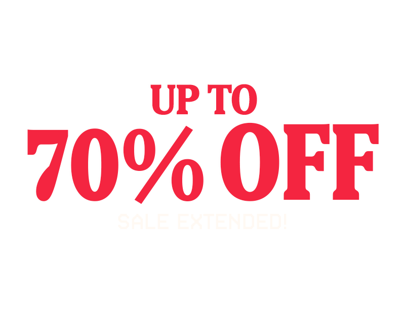 Red text for Funko's Black Friday sale. Up to 70% Off!