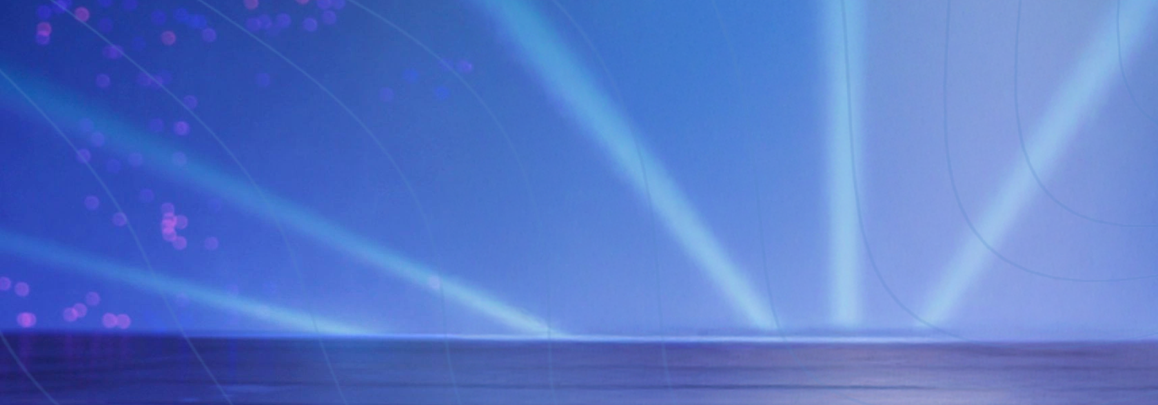 Stage background with glowing lights