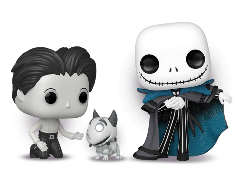 Funko Pop! Frankenweenie and Pop! Jack Skellington