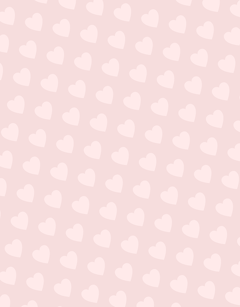 Pink background with seamless Pink heart pattern