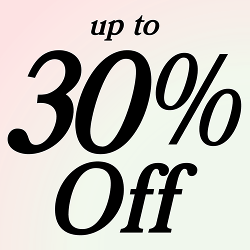 Pink to Cream gradient background featuring Black text for Loungefly's Up to 30% Off product category