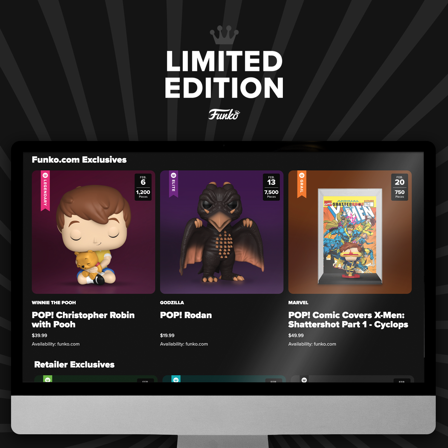 Funko Limited Edition Calendar page