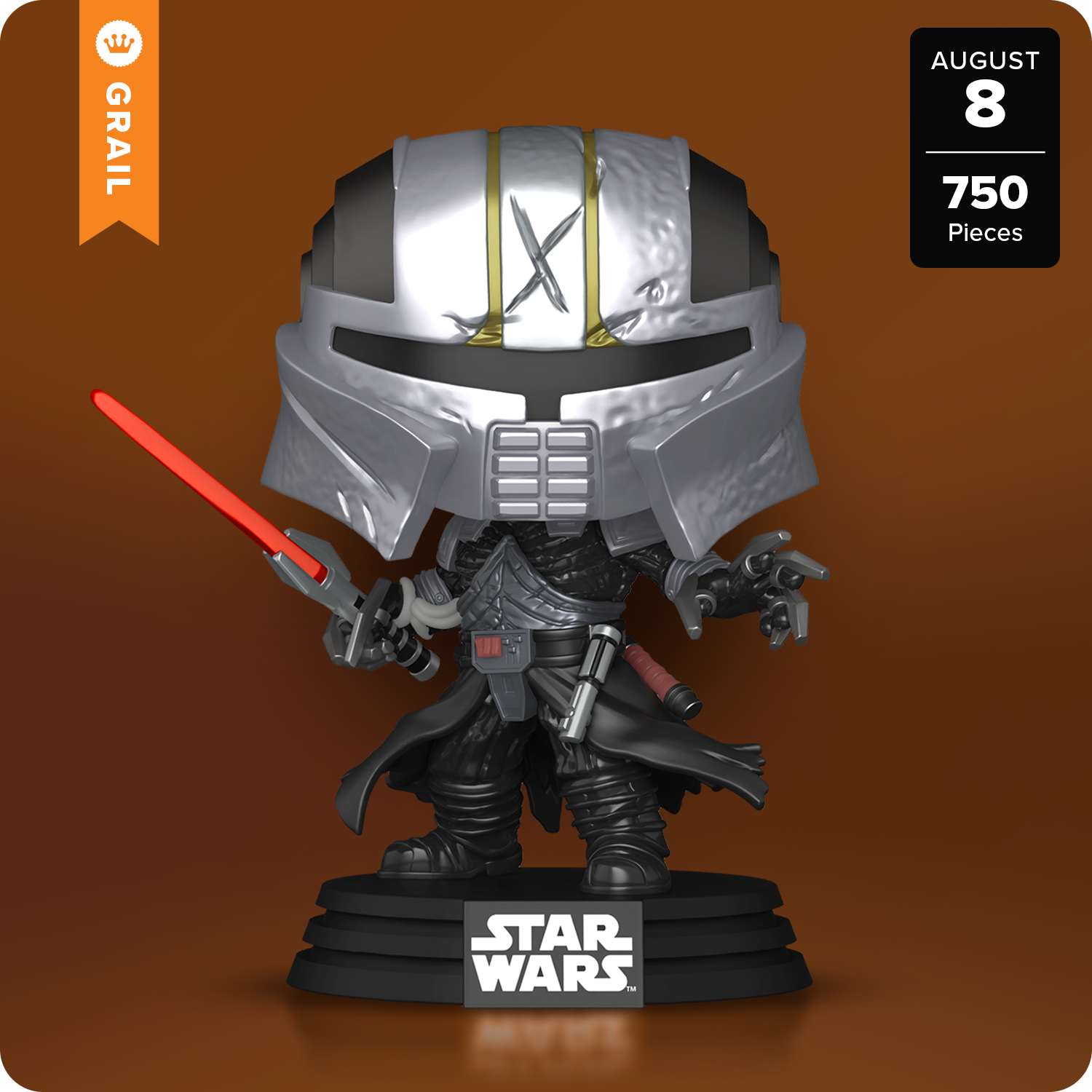 Funko Limited Edition POP! Starkiller (Legends) Masked with Pop! Protector  - only 750 pieces made