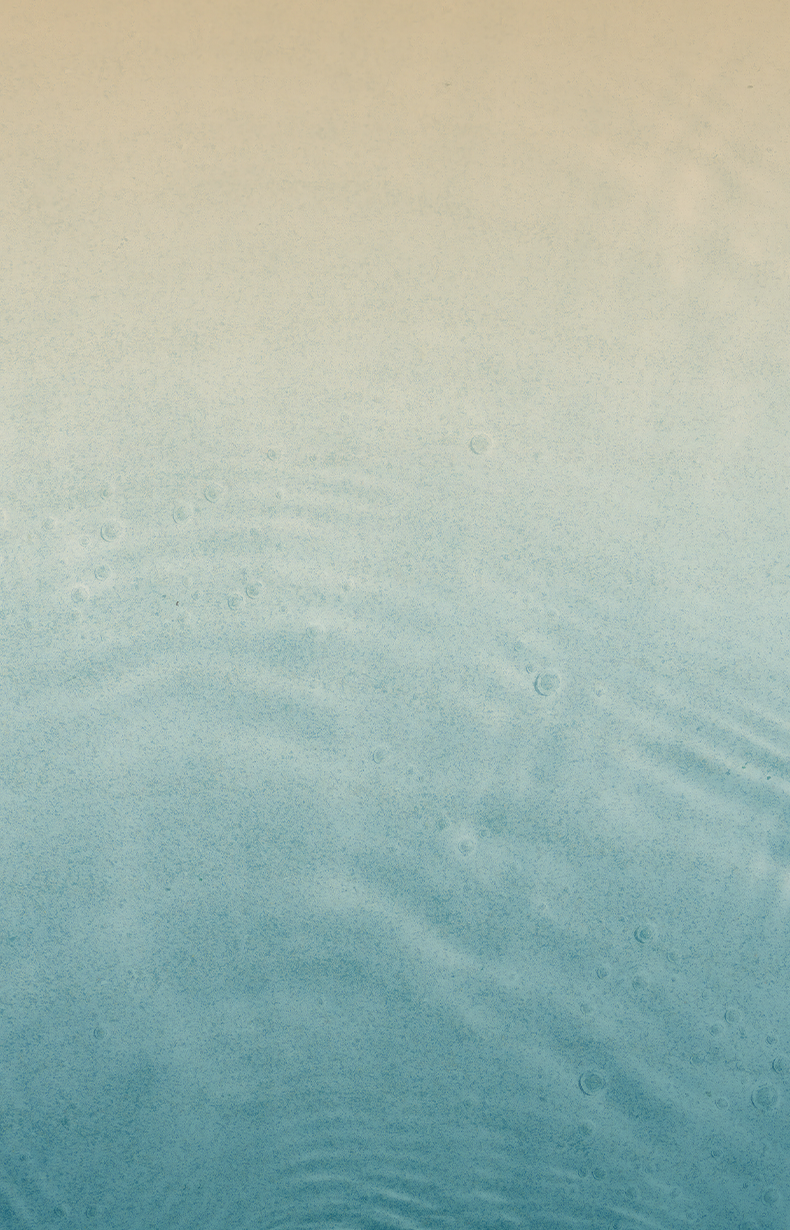Top down view of ocean shore with sea waves and sand