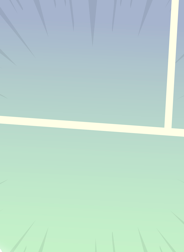 Blue to Teal gradient background featuring comic book pattern