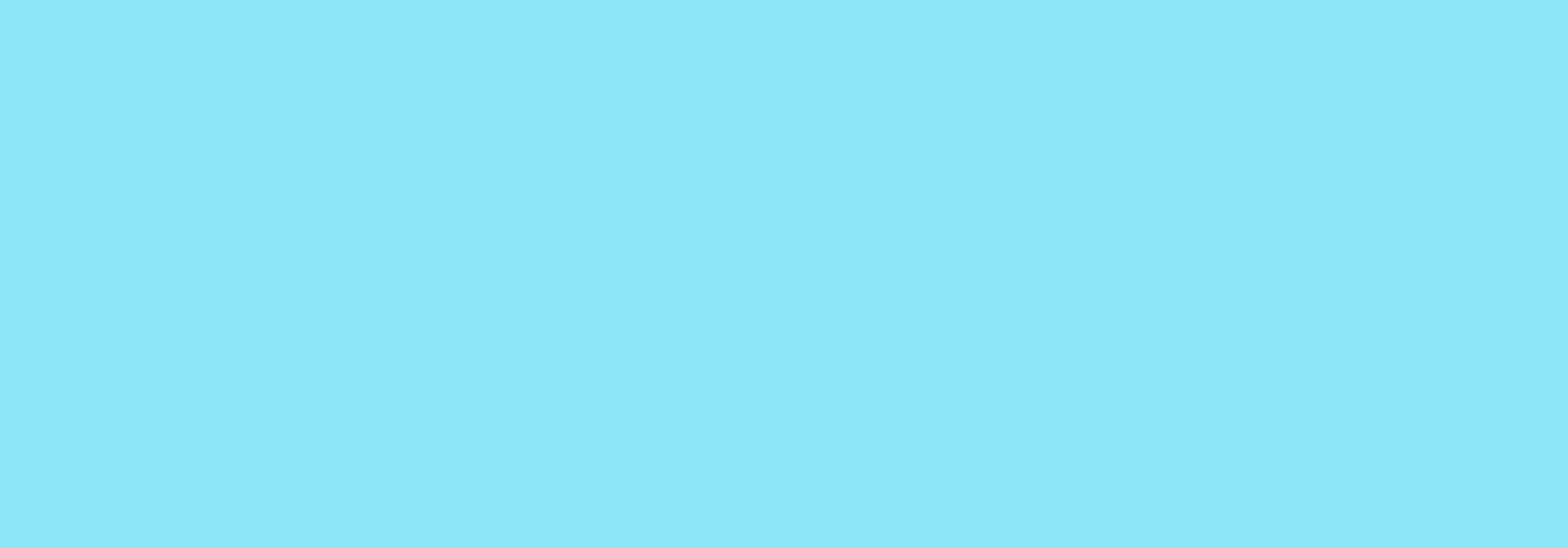 Light Blue solid colored background, Hex Code: #8DE5F5