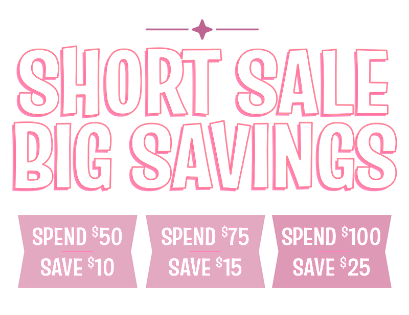 Pink text for Funko's Spend & Save promotion