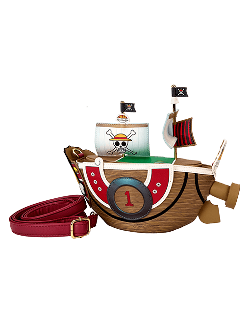 One Piece Thousand Sunny Ship Figural Crossbody Bag