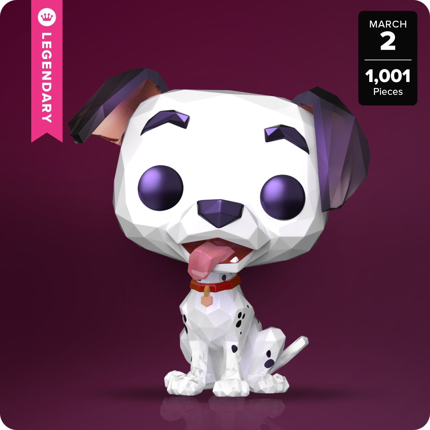Pop! Pongo (Facet) with Pop! Protector