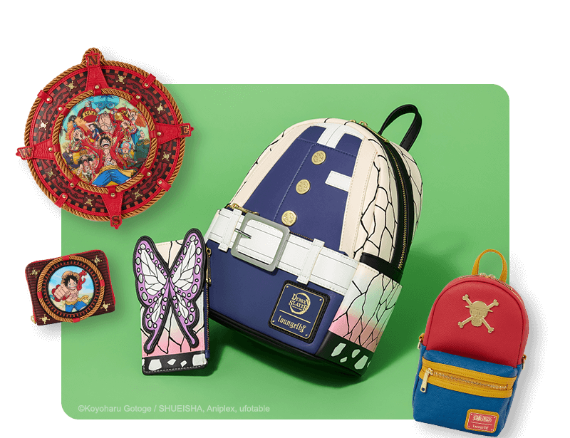 Celebrate Ani-MAY with Loungefly's One Piece and Demon Slayer collections
