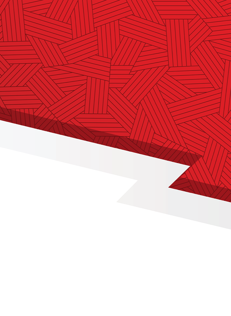 White and Red background with line pattern