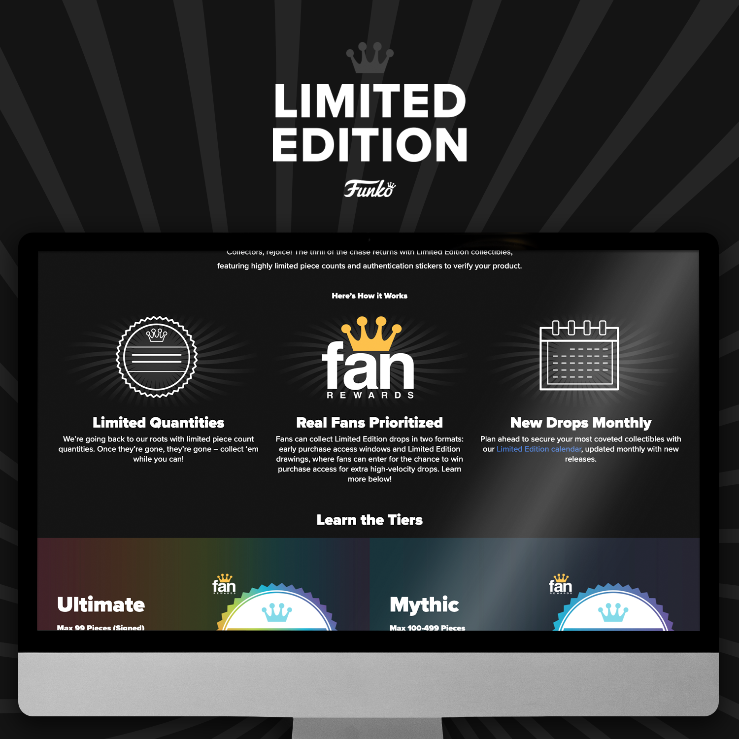 Funko Limited Edition Frequently Asked Questions landing page
