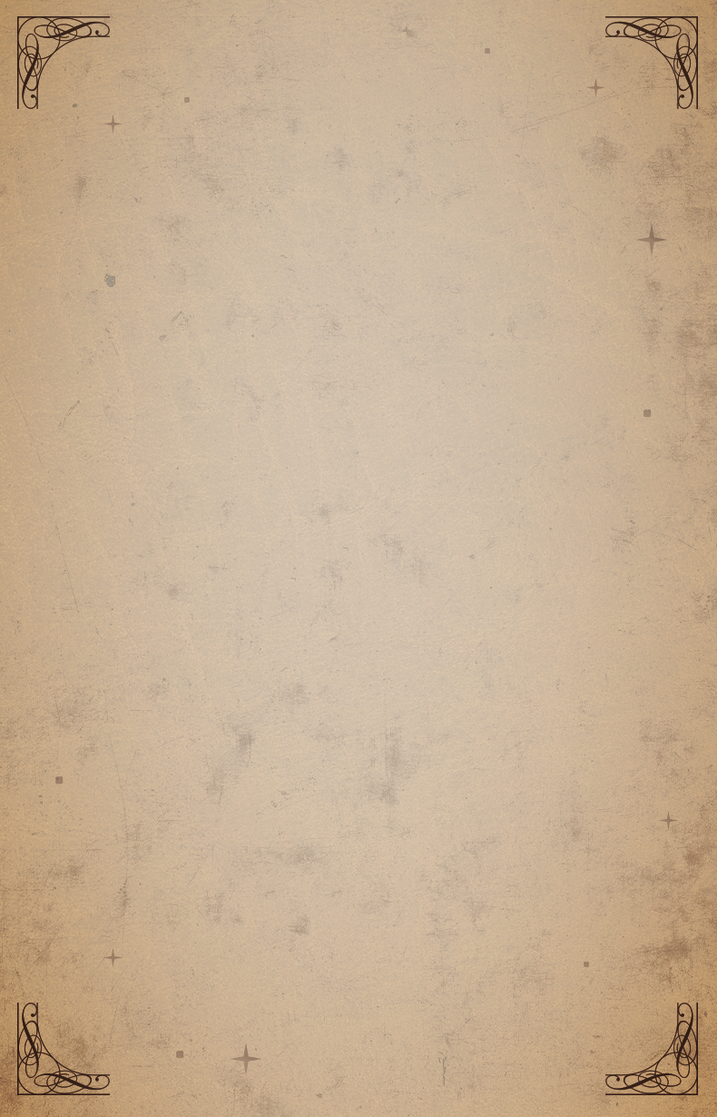 Tan background with parchment paper texture and fancy borders