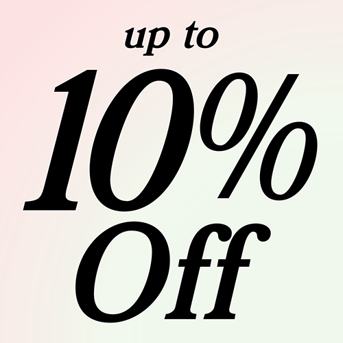 Pink to Cream gradient background featuring Black text for Loungefly's Up to 10% Off product category