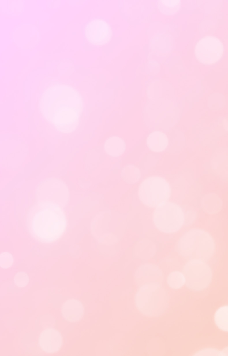 Pink to Orange gradient background with bokeh effect