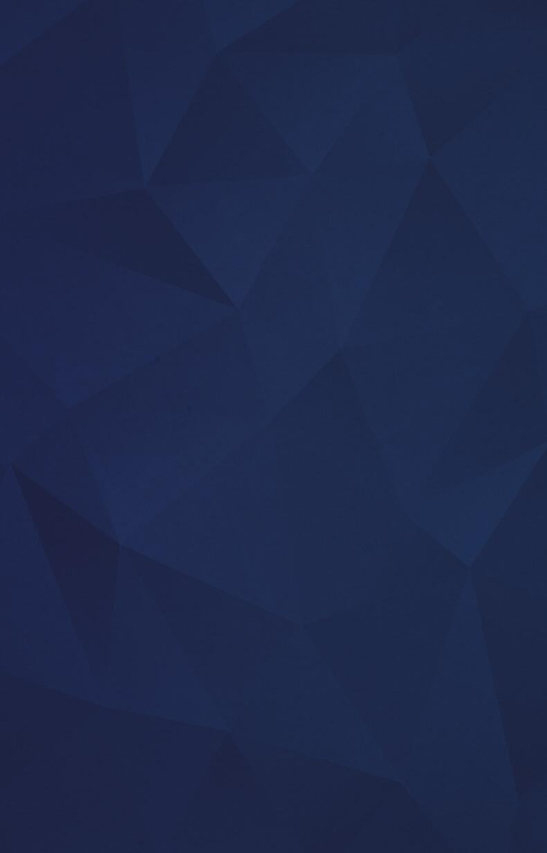 Dark Blue background with geometric shapes