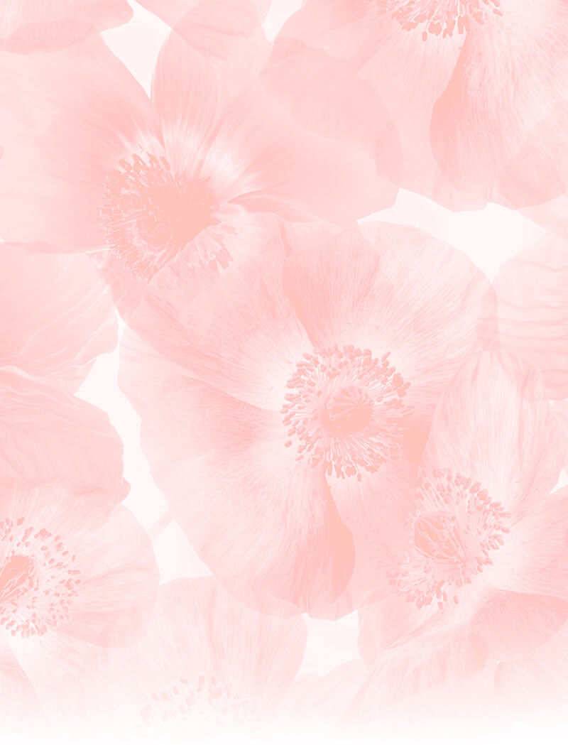 Pink floral watercolor background