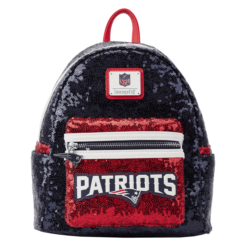 Image of our Patriots Sequins Mini Backpack against a white background 