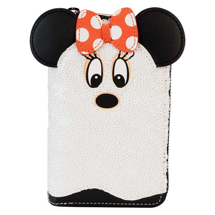 Minnie Mouse Exclusive Ghost Costume Glow Zip Around Wallet