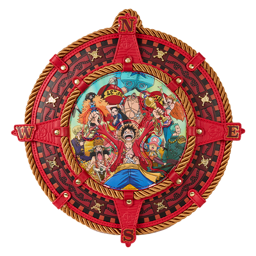 One Piece Compass Figural Mini Backpack