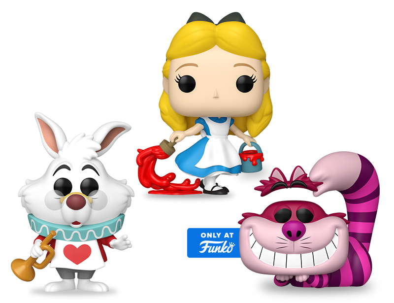 Funko Pop! Alice in Wonderland vinyl collectibles