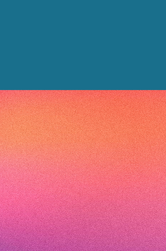 Purple to Orange gradient background with harsh Blue