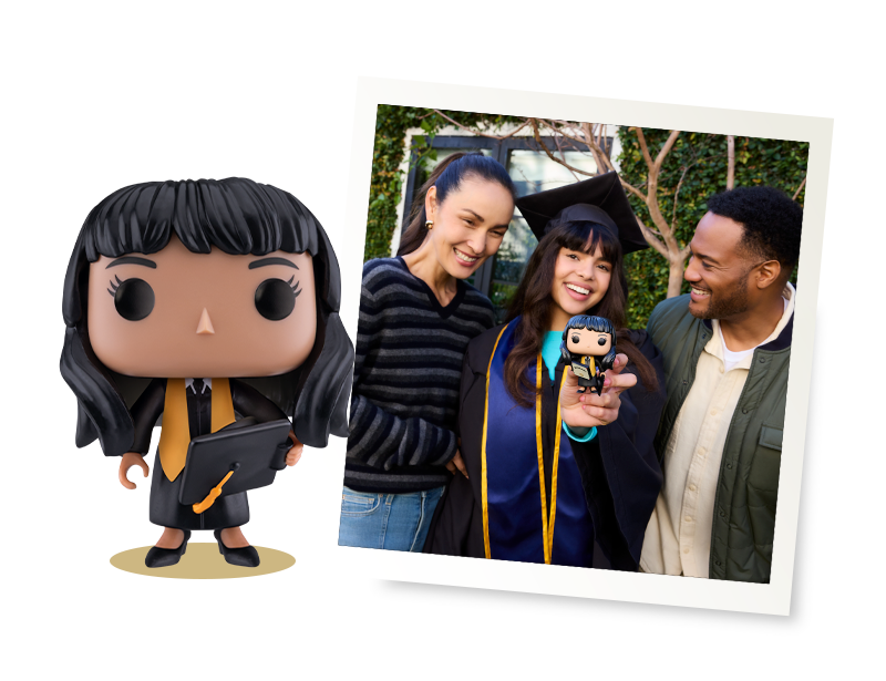 Funko POP! Yourself Graduation accessories