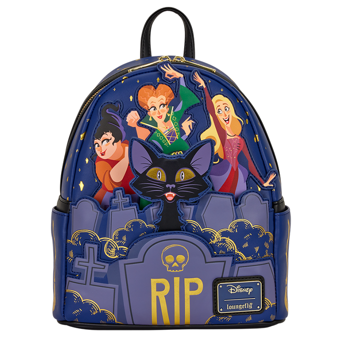 Loungefly Disney Hocus Pocus Sanderson Sisters Graveyard Mini Backpack