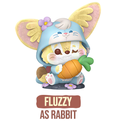 Funko Premium Blind Boxes Kiguzoomies - Fluzzy as Rabbit