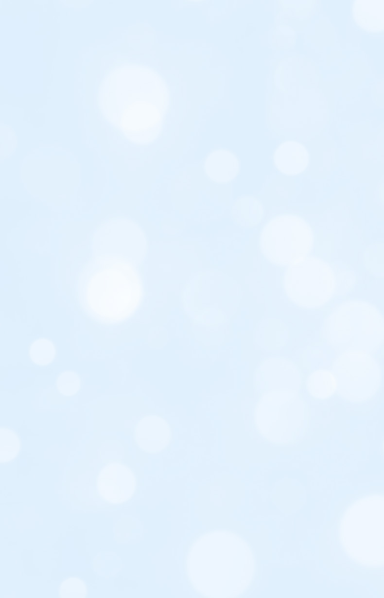 Light Blue background with White bokeh effect overlay
