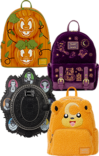 Loungefly August Exclusives collection Loungefly August Exclusives collection