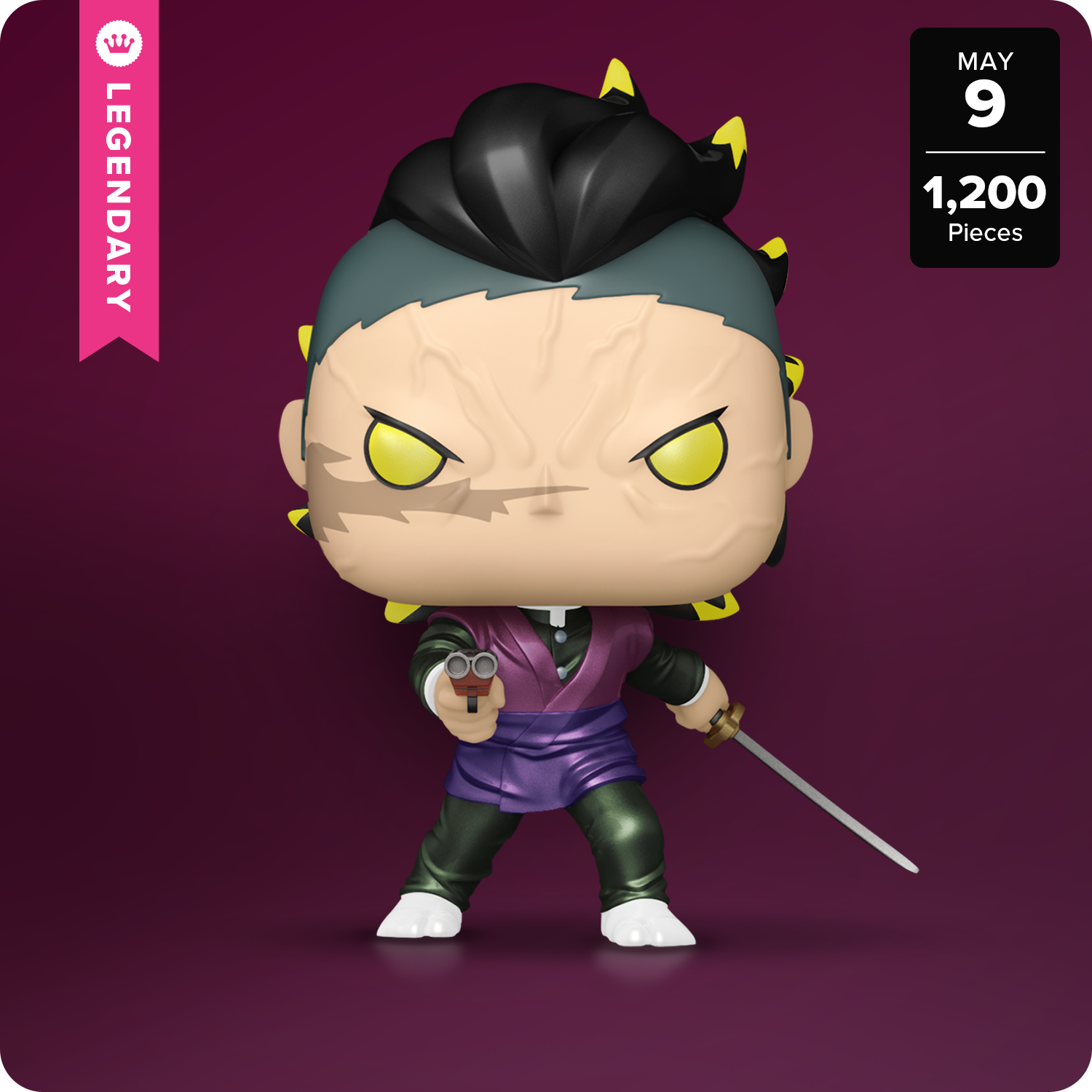 Funko Limited Edition POP! Genya Shiazugawa (Demon Form) (Metallic) - only 1,200 made