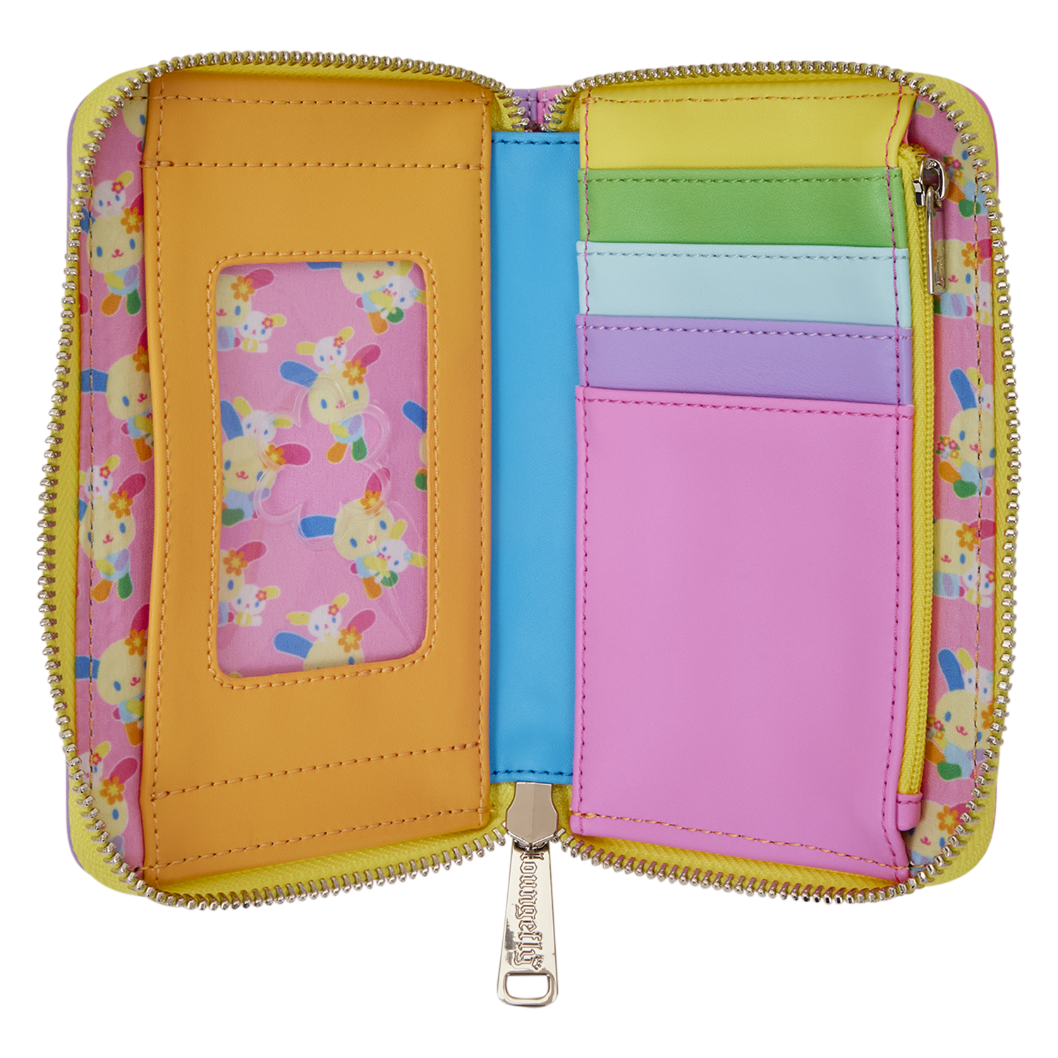 Sanrio Exclusive U*SA*HA*NA Color Block Zip Around Wallet | Loungefly